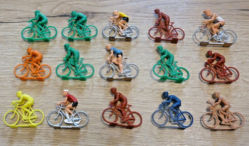 Lot cyclistes tour - cyclistes,